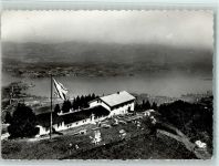 8835 Feusisberg - Mit dem Flugzeug über... Etzel Kulm Blick gegen Rapperswil