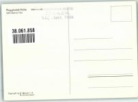 Rugghubelhütte Foto AK Hüttenstempel