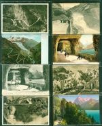 Bergstraßen Schweiz Lot mit 40 AK, ca. 1905-1932: überwiegend gute Erhaltung, teils gelaufen Sammlung Schweiz Posten 21 bis 100 AK