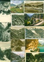 Bergstraßen Schweiz Lot mit 40 AK, ca. 1905-1932: überwiegend gute Erhaltung, teils gelaufen Sammlung Schweiz Posten 21 bis 100 AK