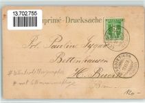 8953 Dietikon 1908 BOAKC Winterlithographie Kirche Gasthaus Schmidstube Schulhaus Gasthaus Zur Krone Gebrauchsspuren, bitte Scan genau beachten!