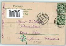 8000 Zürich 1905 Prägedruck Polytechnikum Wappen