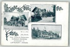 3543 Emmenmatt 1903 Foto AK Hotel Pension Gasthaus Kurhaus Moosegg