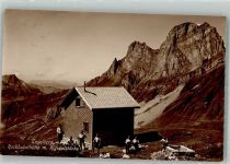 6390 Engelberg 1927 Foto AK Pension Ruckhubelhütte