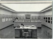 4127 Birsfelden Foto AK Rheinkraftwerk Kommandoraum