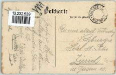 3000 Bern Berne Künstlerkarte AKV Burgundia Stadtaufnahme