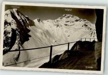 Strela Foto AK Verbindungsweg Weissfluh Pass Hauterkopf