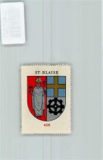 2072 St-Blaise - Vignette Wappen Kaffee Hag 1920-1940