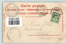 8340 Bachtel 1902 Lithographie Kirche Hinweil Fernsicht