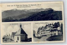 9413 Oberegg - Appenzeller Berge St.Anton Kapelle Gasthaus Pension Zum Rößle