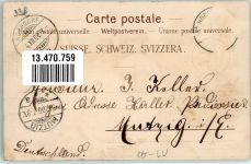 6285 Hitzkirch 1900 Gebrauchsspuren Schloss Heidegg Krauer Denkmal Tracht Schweiz. Seethalbahn Nr 4 Lithographie