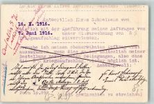 5600 Lenzburg 1916 - Postkarte Werbung Fa. Malaga Kellereien AG Weinkellerei