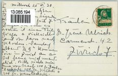 7106 Tenna 1930 Foto AK Teilansicht