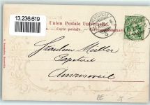 2520 La Neuveville 1902 Prägedruck