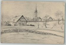 2545 Selzach AK handgemalt sign. Marie Stutz-Sesseli