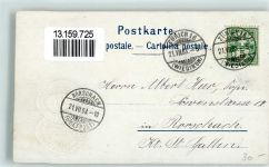 8000 Zürich 1903 Prägedruck Lithographie AK