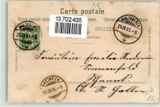 9427 Wolfhalden 1901 BOAKC Lithographie Brücke beim Lindenberg Friedberg Appretur Gasthaus Schönenbühlerbad Edelweiß Verlag Künzli Nr 2062