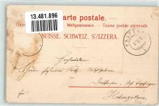 6260 Reiden Gebrauchsspuren Versandgeschäft L. Meyer Möbelfabrik Berner Oberland Gämsen Lithographie