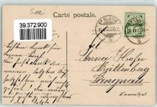 2072 St-Blaise 1907 - Au bord de lac Ort lt. Stempel