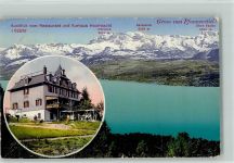 Pfannenstiel - 1914 Gasthaus Kurhaus Hochwacht Ausblick