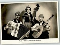 4127 Birsfelden Foto AK Rudy Burkhalter mit Ensemble Foto Willi Musiker