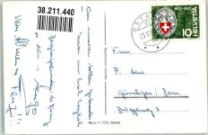 3782 Lauenen b. Gstaad 1963 Foto AK Kirche