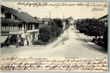 3360 Herzogenbuchsee 1901 Foto AK Bahnhofstrasse