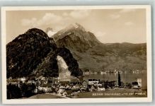 6362 Stansstad 1927 Foto AK Pilatus