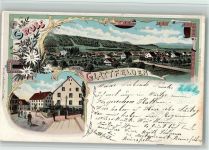 8192 Glattfelden 1899 BOAKC Lithographie