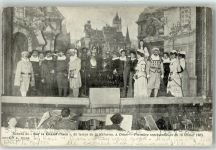 1350 Orbe 1905 - Theaterscene Sur la Grand Place du temps de la Reforme