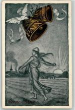 PAIX Victore Bonne Annee WK I Helvetia 1918