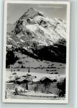 3785 Gsteig b. Gstaad - Ortsansicht r Spitzhorn Winter