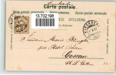 9533 Kirchberg SG 1900 BOAKC Lithographie Hauptstraße Edelweiß Verlag Künzli Nr 2146