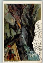 Taminaschlucht 1899 - J.F.Schreiber