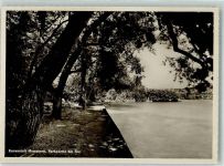 8265 Mammern 1948 Foto AK Parkpartie am See Kuranstalt