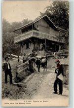 1873 Val-d'Illiez - Heimkehr von der Feldarbeit