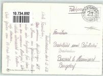 3555 Trubschachen 1953 Foto AK Feldpost Nachrichten KP 21