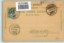 8488 Gyrenbad 1900 Lithographie / Mondschein Gruss aus - 8754 Verlag Gebr. Metz , gute Erhaltung AK