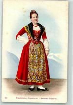 Engadiner Trachtenfrau