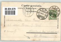 Gurten Kulm 1907 Gebrauchsspuren Einriß