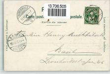 3454 Sumiswald 1899 BOAKC Lithographie Halden Grünen Dorfstraße