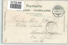 3454 Sumiswald 1901 BOAKC Lithographie Halden Dorfstraße Grünen