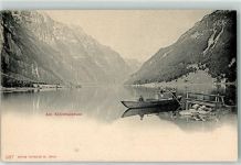 8750 Klöntal - Am See Ruderboot