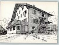 6461 Isenthal Künstlerkarte Gasthaus Gitschenen Seilbahnstation