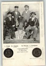 8000 Zürich Foto AK Schützenfest I. Konkurrenzmeisterschützen Orden