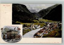 7542 Susch 1908 Foto AK Hotel Schweizerhof