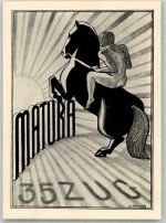 6300 Zug Zugo 1935 Radierung Studentika