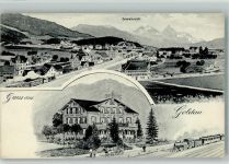 6410 Goldau 1909 BOAKC Eisenbahn Hotel Hof