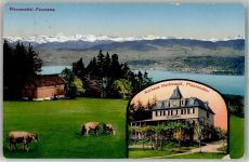 Pfannenstiel 1923 Gebrauchsspuren Hotel Gasthaus Kurhaus Hochwacht