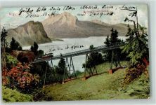 Rigibahn 1907 - Schnurtobelbrücke